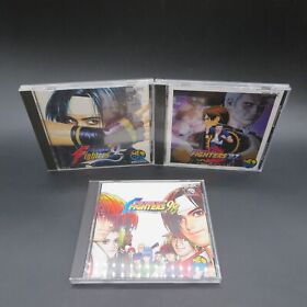 The King of Fighters 95 97 98 Neo Geo CD with Manual 3 Games Lot Japan NTSC-J
