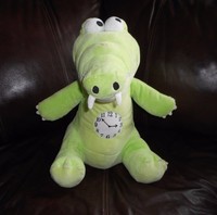 Disney Tick Tock Crocodile Peter Pan Plush Green Stuffed Animal Large 22