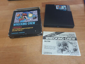 Wrecking Crew Nintendo NES PAL B EMBALAJE ORIGINAL EN CAJA tumba de abejas caja pequeña en caja