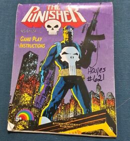 Rare! The Punisher Nintendo NES Instruction Manual Only. No Box Or Cartridge. A4