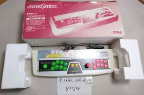 Sega Saturn Virtua Stick Pro HSS-0130 Arcade Controller w/Box Tested 0302H