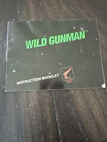 Nintendo NES Manual Only Wild Gunman 
