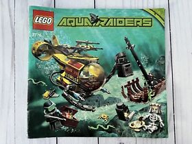 Lego ~ Aqua Raiders #7776 The Shipwreck ~ INSTRUCTION MANUAL only