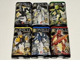 Set of 6 Lego BIONICLE Stars 7116 7117 7135 7136 7137 7138 COMPLETE
