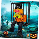 Mgparty Halloween Hanging Ghosts Halloween Decor Prop with Motion Sensor Orange