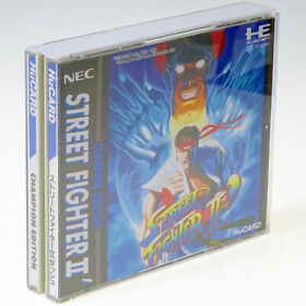 STREET FIGHTER II'NEC PC-Engine PCE HU-CARD Japan Import DUO TG-16 somewhat used
