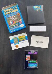 Wheel of Fortune - Family Edition - NES - CIB - Box/Game/Manual/Poster/Reg. Card