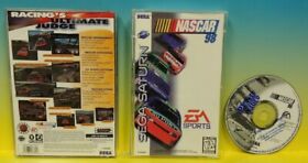 NASCAR 98 Racing  Sega Saturn Game Working Tested Complete  manual 