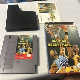 All Pro Basketball  Authentic Complete  Nintendo NES CIB