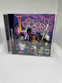 Record Of Lodoss War Dreamcast Reproduction Case - NO DISC