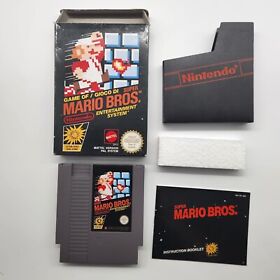 Super Mario Bros Nintendo Entertainment System NES Game Boxed Complete 04F4