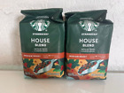2x Starbucks House Blend Medium Roast Ground Coffee 12Oz Each Read Description