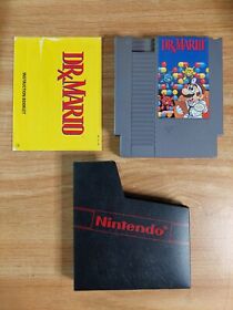 Dr. Mario (Nintendo NES, 1990) solo juego, funda y manual