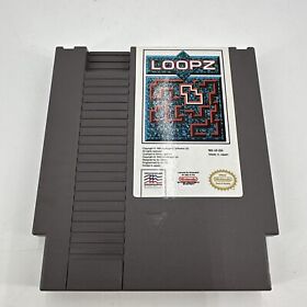 Nintendo NES LOOPZ Tested & Working Authentic Mindscape Inc 1990 Cartridge Only