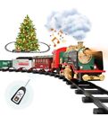 Train Set with Remote Control - Christmas Train Toys - Steam Locomotive Engine