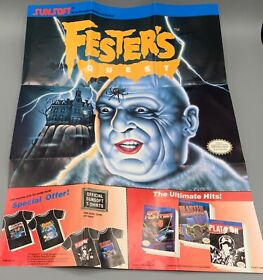 Fester's Quest Sunsoft SUN-EQ-US NES Nintendo Insert Poster Only
