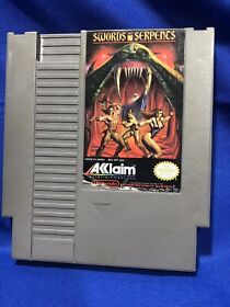 Swords and Serpents Nintendo NES Cartridge ONLY Tested Working