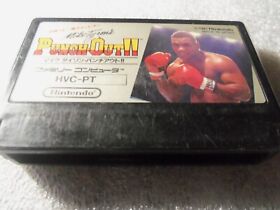 Mike Tyson's PUNCH OUT Nintendo Famicom Game Cartridge - USA Seller