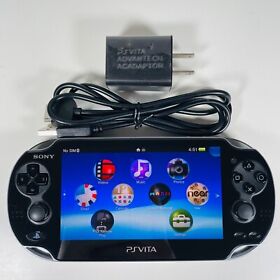 Sony PlayStation PS Vita Console PCH-1000 / 1100 OLED (Crystal Black)