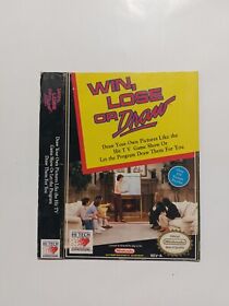 Win Lose or Draw NES box only