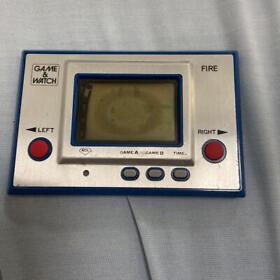 Nintendo game watch FIRE blue rare operation confirmed used