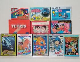Nintendo Famicom FC NES Game software Lot 11 Super Xevious Family Jockey