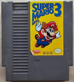 Super Mario Bros. 3 (Nintendo, NES, 1990 )Left Bros. Variant,  Tested