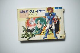 Famicom God Slayer boxed Japan FC game US Seller
