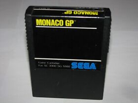 Monaco GP (Black label cart) Sega SG-1000 SC-3000 SMS Japan import US Seller