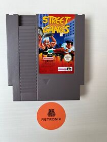 Street Gangs Nintendo Nes Game UK Version With Sleeve Fully Cleaned & Tested