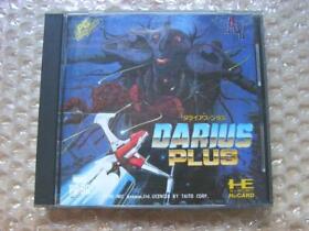 Darius Plus PCEngine HuCard Used Japan Import 1990 Shooter Boxed Tested Working