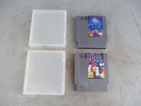 2 1985 Nintendo NES Games Tetris & Tetris 2 with Cases