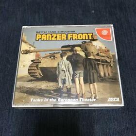 Panzer Front Sega Dream Cast DC Ascii Used Japan Boxed Tested Simuration Game
