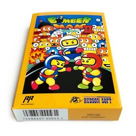 BOMBERMAN 2 II - Empty box replacement spare case for Famicom +tray Bomber man