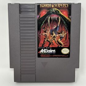Swords and Serpents (Nintendo Entertainment System, 1990) NES Authentic Tested