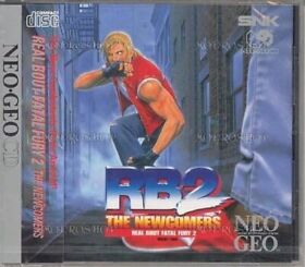 REAL BOUT FATAL FURY 2 RB2 Neo Geo CD Neogeo SNK Japan Game form JP