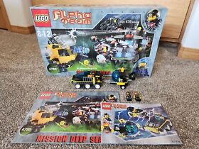 *Sealed* LEGO 4795 Alpha Team Ogel's Underwater Base & AT Sub Complete +Extras!!