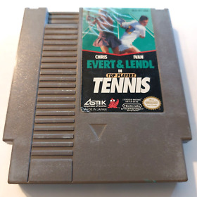 VTG Top Players Tennis Chris Evert & Ivan Lendl Nintendo NES 1985 Tested Clean