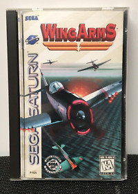 Wing Arms (Sega Saturn, 1995) w/ Case, Manual, & Registration Card