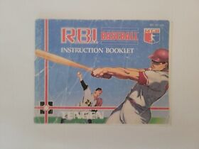 R.B.I. Baseball Nintendo NES Instruction Manual Booklet ONLY RBI - FREE SHIPPING