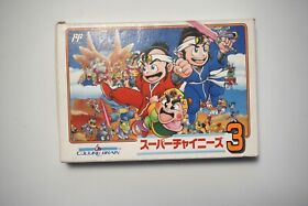 Famicom Super Chinese 3 boxed Japan FC game US Seller