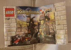 Lego Kingdoms 7187 Instruction Booklet Replacement - Manual Book Only