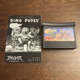 Evolution: Dino Dudes - Atari Jaguar - Tested - Authentic