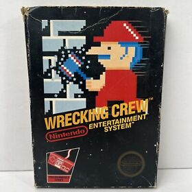 Wrecking Crew (Nintendo NES, 1985) Authentic - Complete CIB - TESTED & Working !