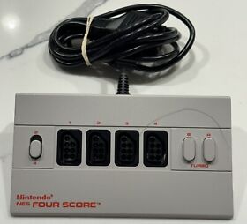 Nintendo Four Score Controller Adapter Authentic NES-034A TESTED FAST SHIPPED