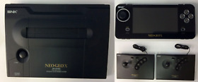 SNK Neo Geo X Gold Console Limited Edition Arcade Stick x2 AC adapter No cable