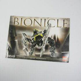 Lego Bionicle Vahki Rorzakh 8618 Instruction Manual Only