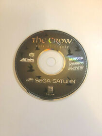 The Crow: City of Angels (Sega Saturn, 1997) Authentic Disc Only Fun & RaRe Game