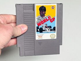 Michael Andretti's World GP - Authentic Nintendo NES Game - Tested & Works