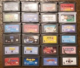 Nintendo GBA Gameboy Advance Lot ~ You Choose what you want ~ Buy 1,2,3 or All